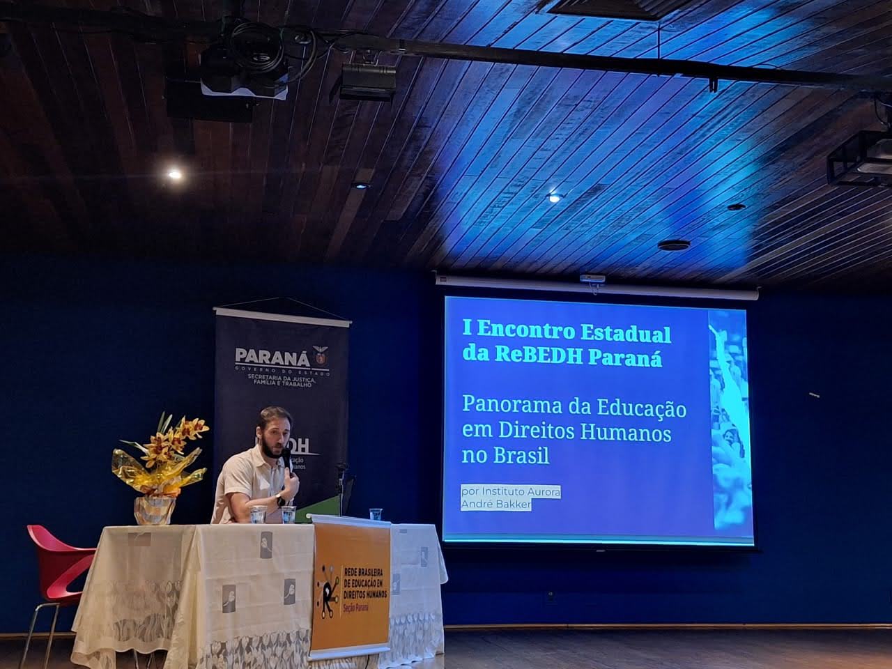 Participação no I Encontro Estadual da Rede Brasileira de Educação em Direitos Humanos (ReBEDH), Seção Paraná