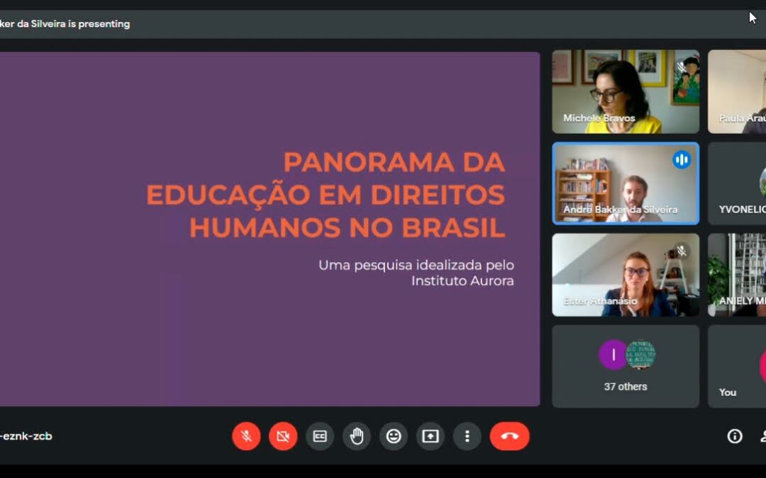 Evento Educação em Direitos Humanos: em Movimento – panorama do Brasil e perspectivas futuras