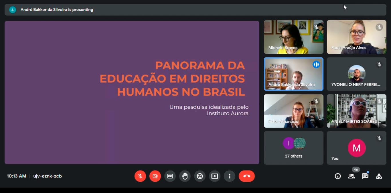 Evento Educação em Direitos Humanos: em Movimento – panorama do Brasil e perspectivas futuras