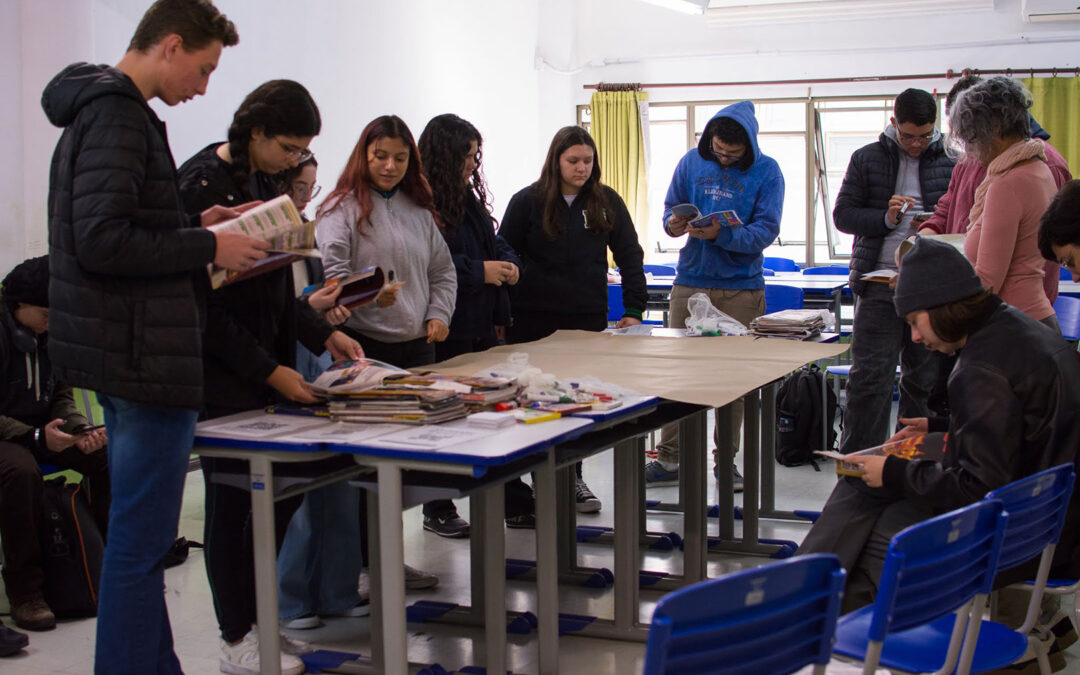 Atividade do Instituto Aurora com educomunicação