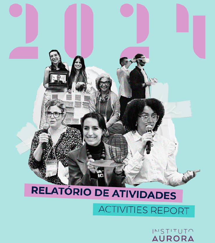 Capa do relatório de atividades de 2024.